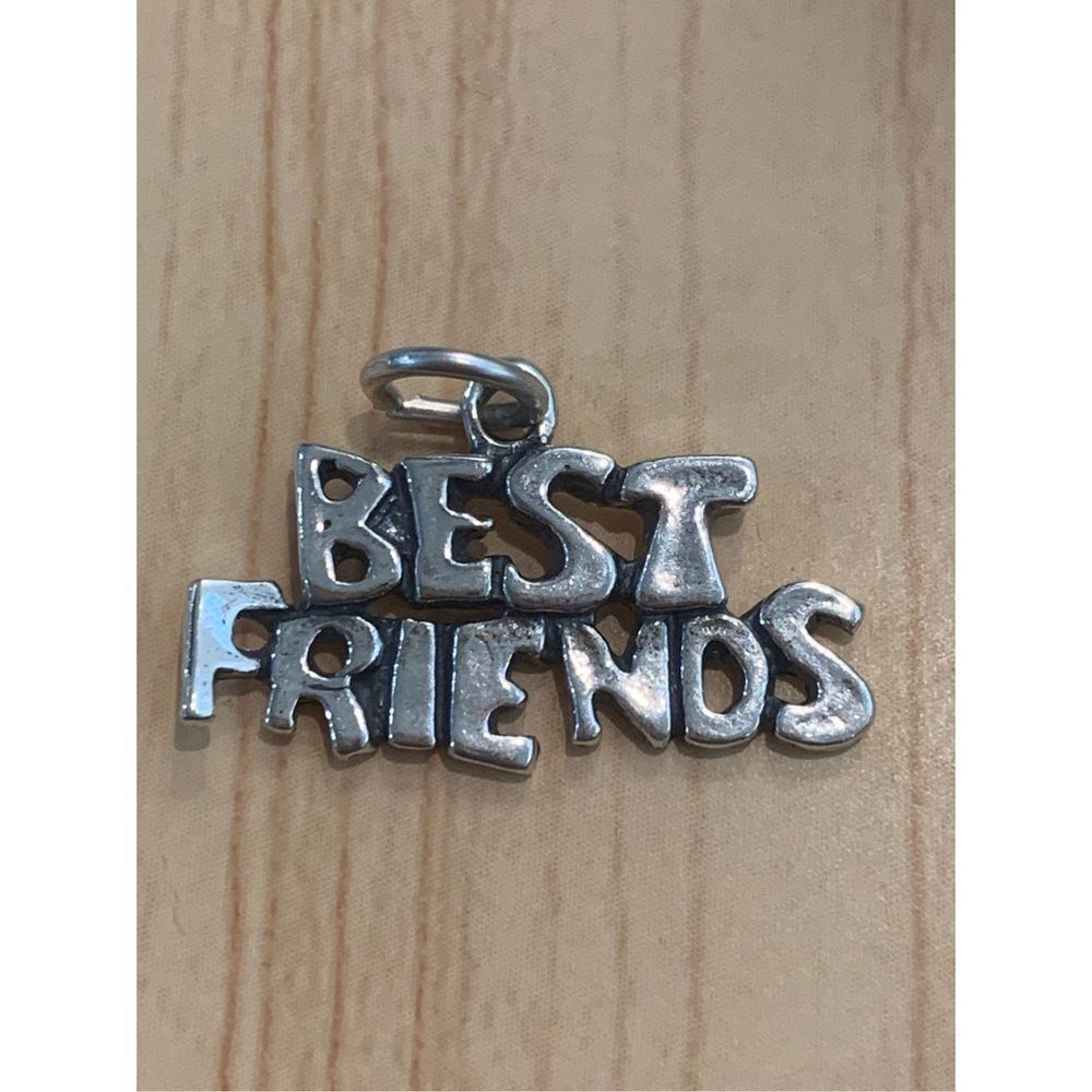 .925 Best Friends Sterling Silver Jewelry Charm